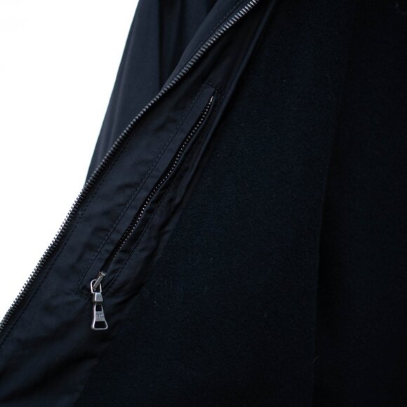 RLX Ralph Lauren Mens XL Tech Performance Jacket Black Nylon Wool Cashmere Italy - Picture 10 of 12